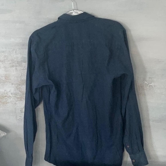 Men's blue collared shirt from small european designer. - Picture 7 of 9